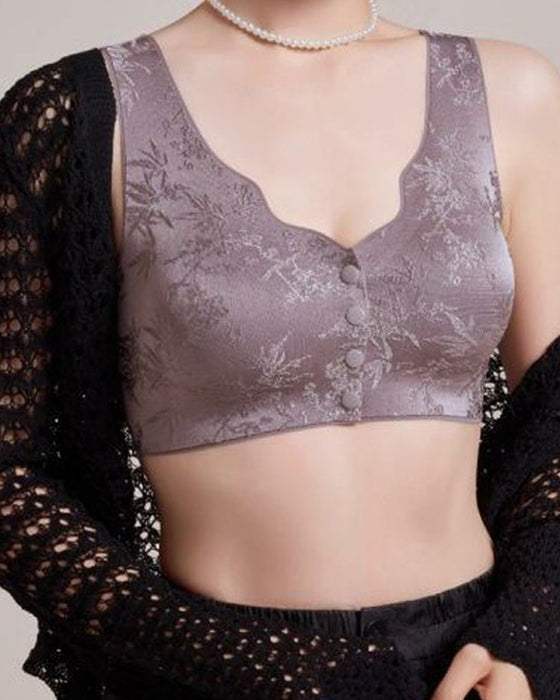 Comfort Front Closure & Wire-Free Seamless Bra