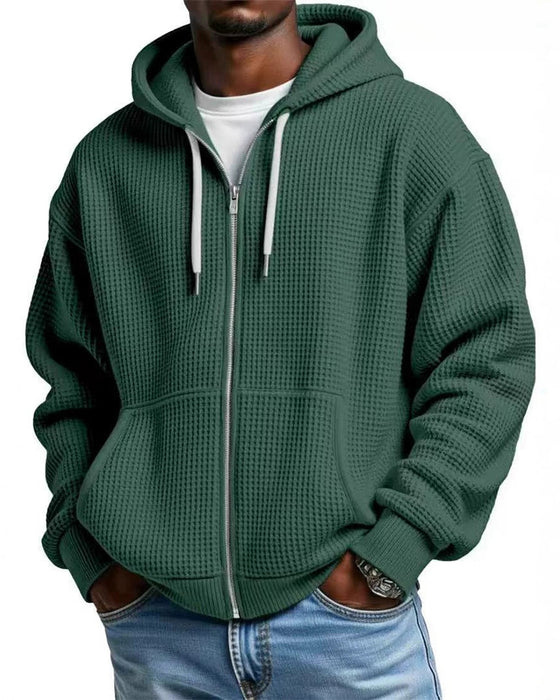 Fashion Long Sleeve Hooded Coat