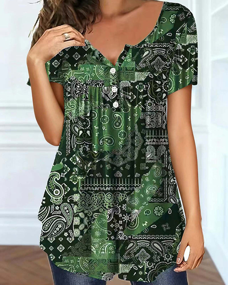 Casual V-Neck T-Shirt for Women