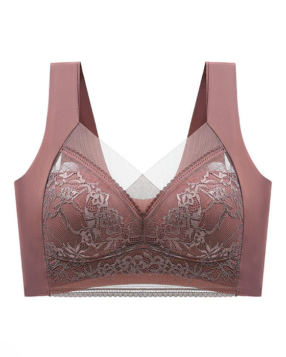 👙 Super comfortable and soft women's lace bra without steel ring