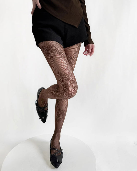 New Sexy Floral Slimming Stockings