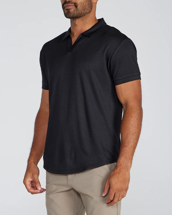 Polo Collar Short Sleeve Men's T-Shirt