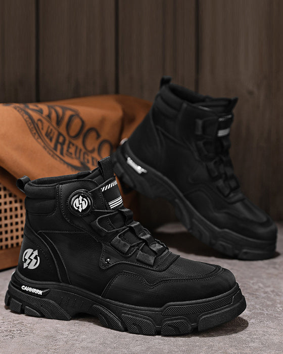 Men's Outdoor Swivel Buckle Work Shoes 🔄👞 – Waterproof 💦, Anti-slip 🚶‍♂️, Comfortable , Breathable 🌬️