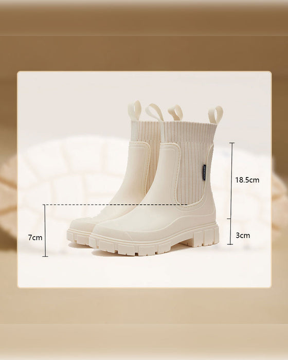 ☔️Waterproof Non-Slip Thick Sole Mid-Calf Boots