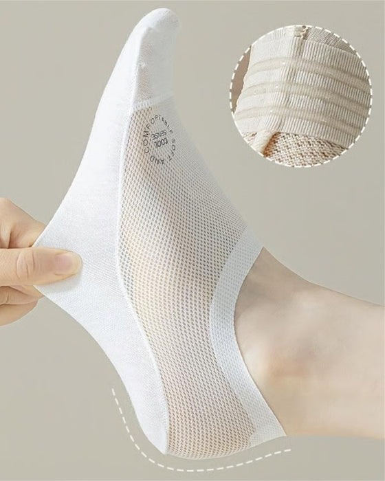 Ultra Thin Liner Socks Non Slip ComBed Cotton No Show Socks