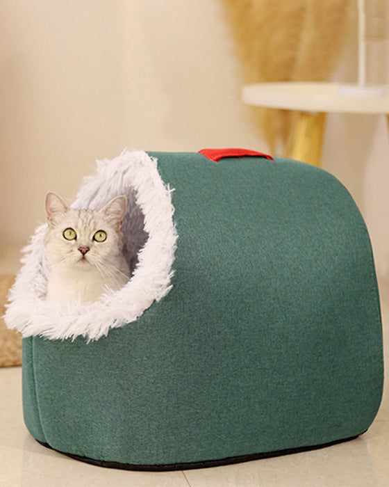 OFFWinter Warm Pet Cave Bed
