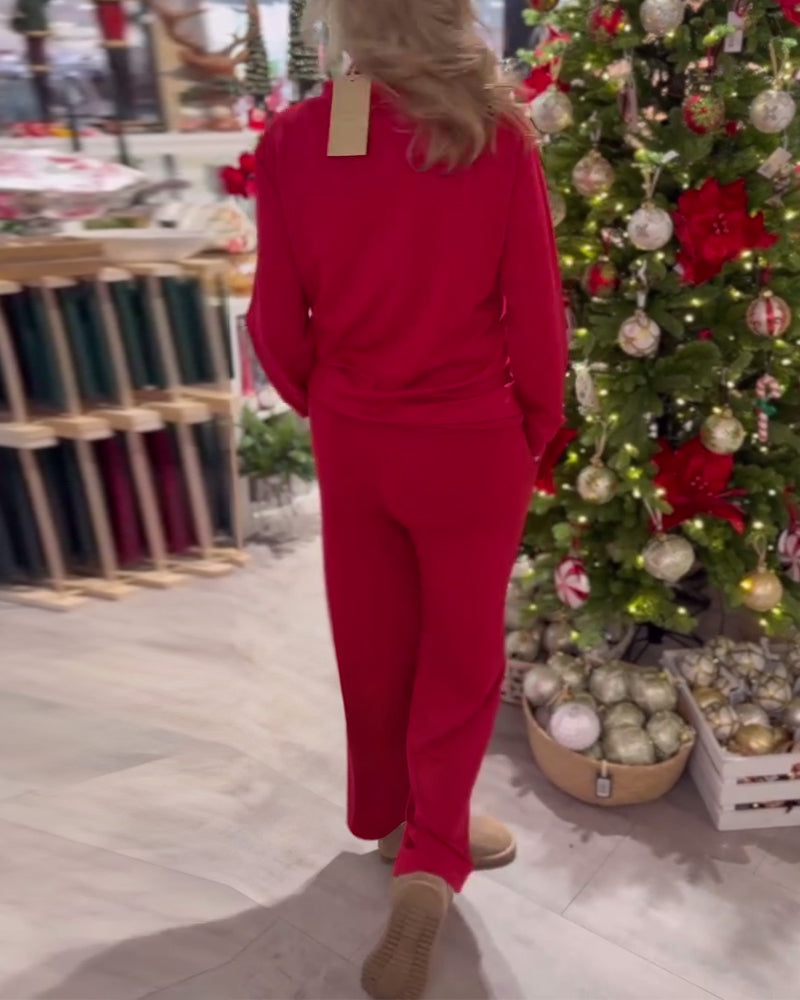 Casual Sportswear Two-Piece Set