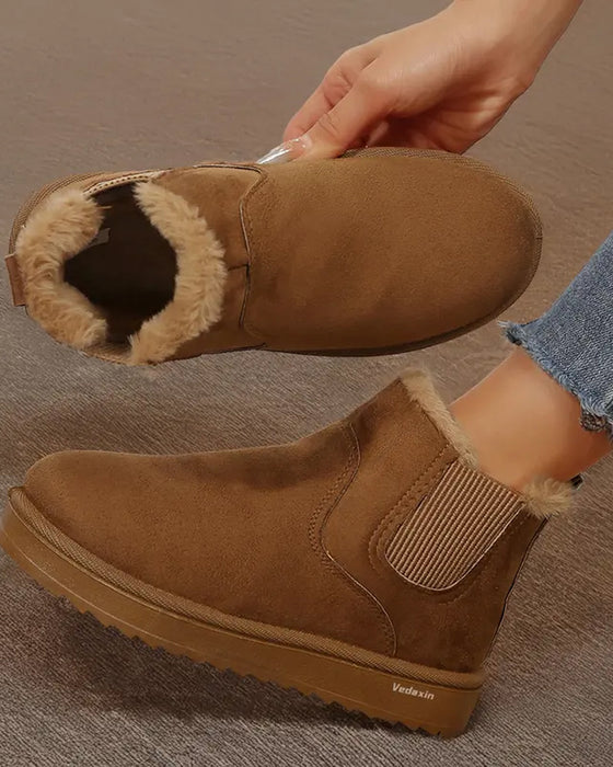 Women's Thick Soled Winter Snow Boots