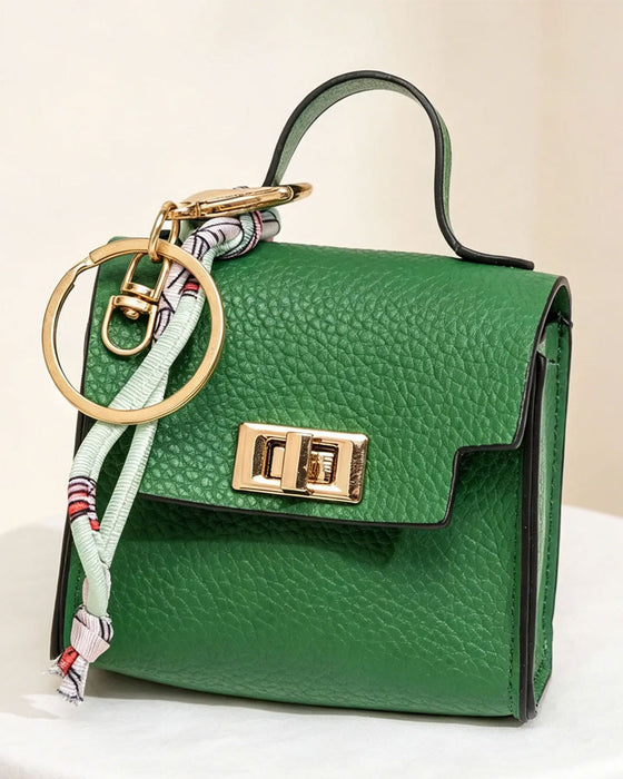 Mini Square Bag Pendant Keychain