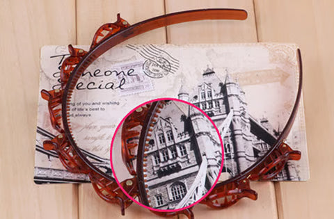 Hairstyle Headband With Clips