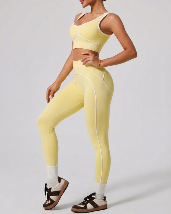 Sports Tank High Waist Yoga Set