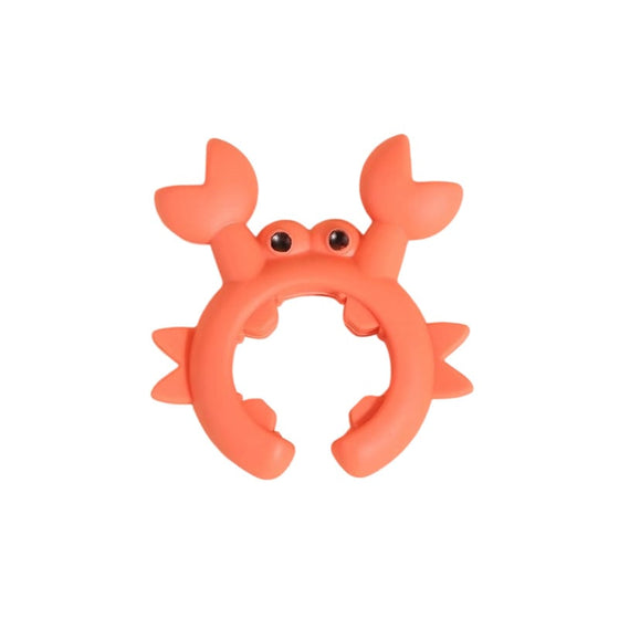 Silicone crab spatula placement rack