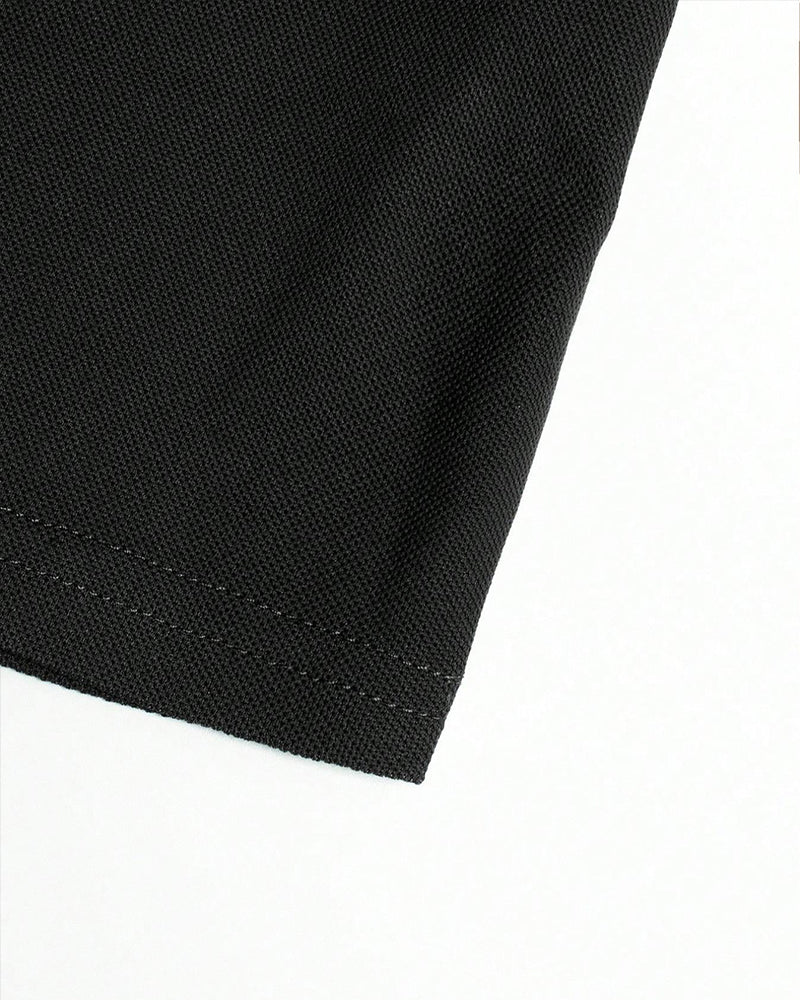 Men's Regular Fit Contrast Binding Short Sleeve Knit Polo Shirt