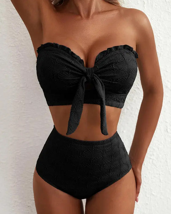 Special Fabric Strappy Bikini