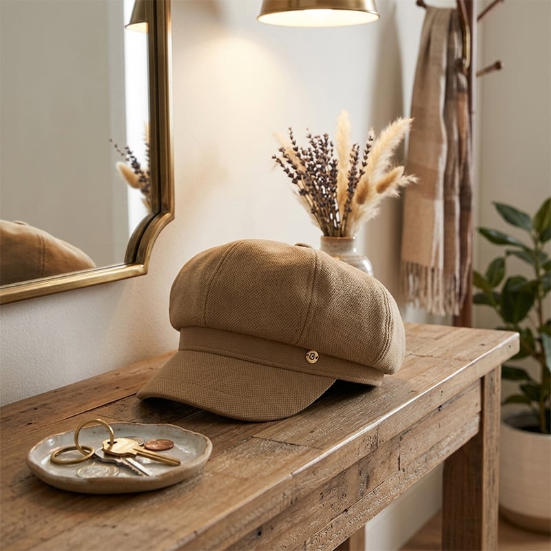 British-Style Newsboy Cap