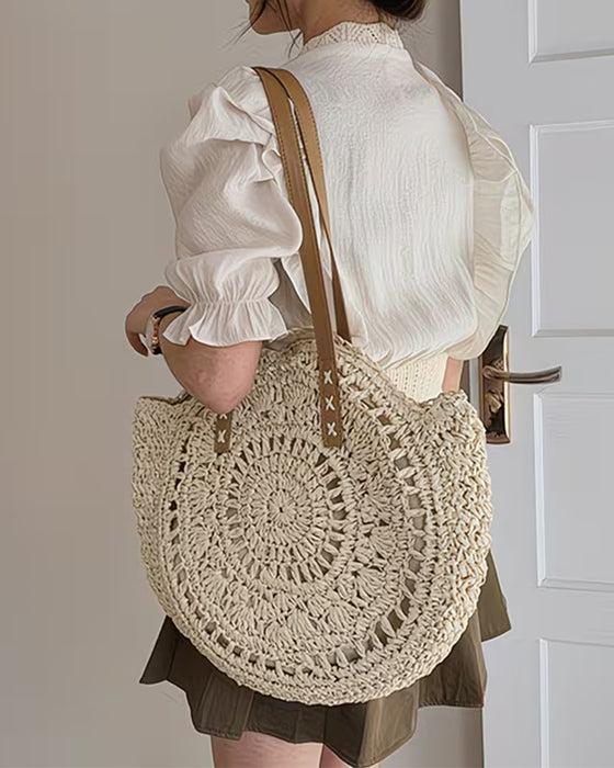 Handwoven Straw Bag