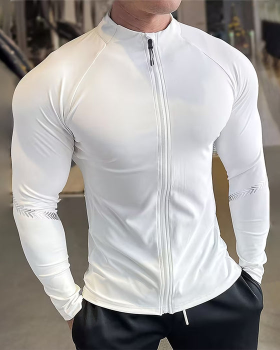 Quick-Dry Zip Long-Sleeve Coats