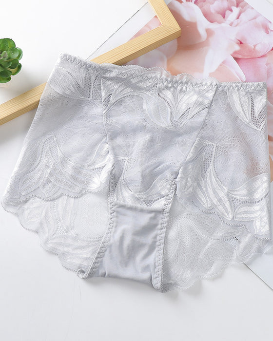 Solid color sexy lace panties
