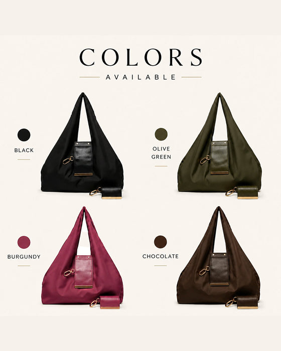 Charm Transformable Bag – Stylish Vegan Leather Tote & Keychain Charm