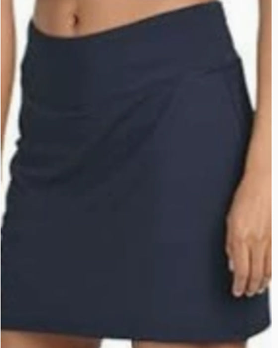 High Waist Solid Color Short Skirt