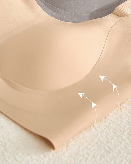 Thin And Wireless Bra With Bunny Ear Cups