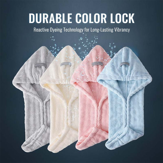Ultra Absorbent Fast-Drying Hair Turban
