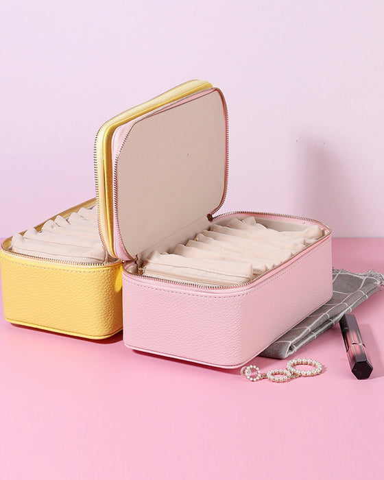 Travel Jewelry Box with Small Pouches