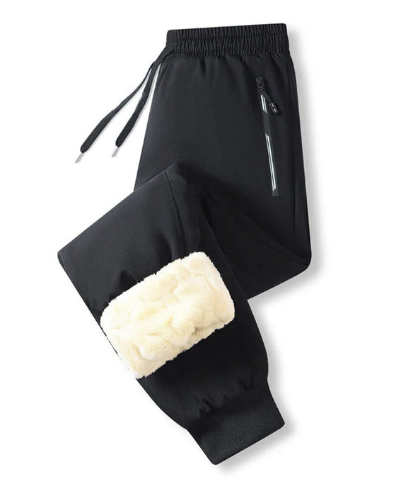 Men's Warm-Lined Waterproof Drawstring Trousers