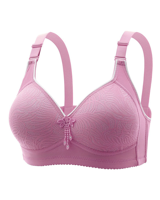 Sexy Floral Wire-Free Bra