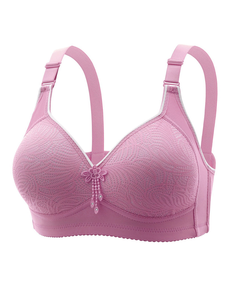 Sexy Floral Wire-Free Bra