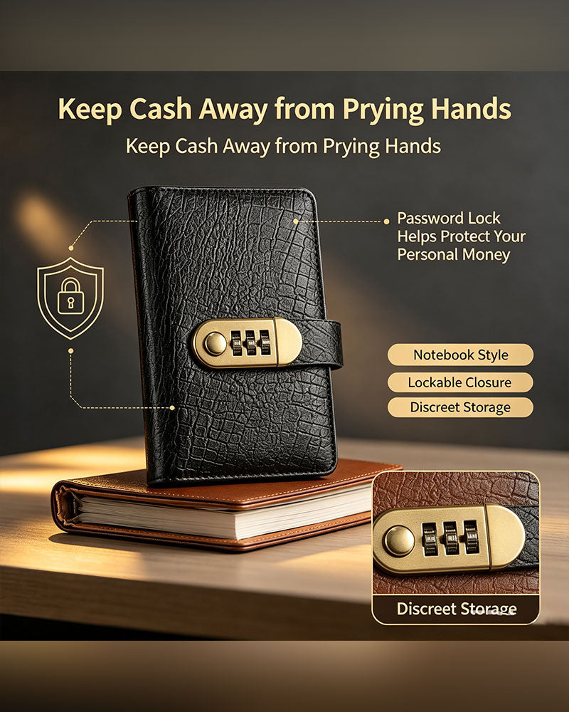 Combination Lock Cash Book