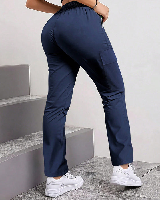 Loose Large-Pocket Casual Work Pants