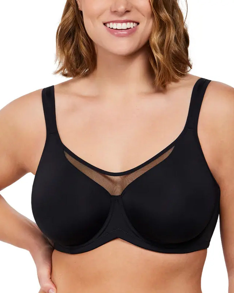 Comfort Non-Padded Smoothing Wide Strap Bra