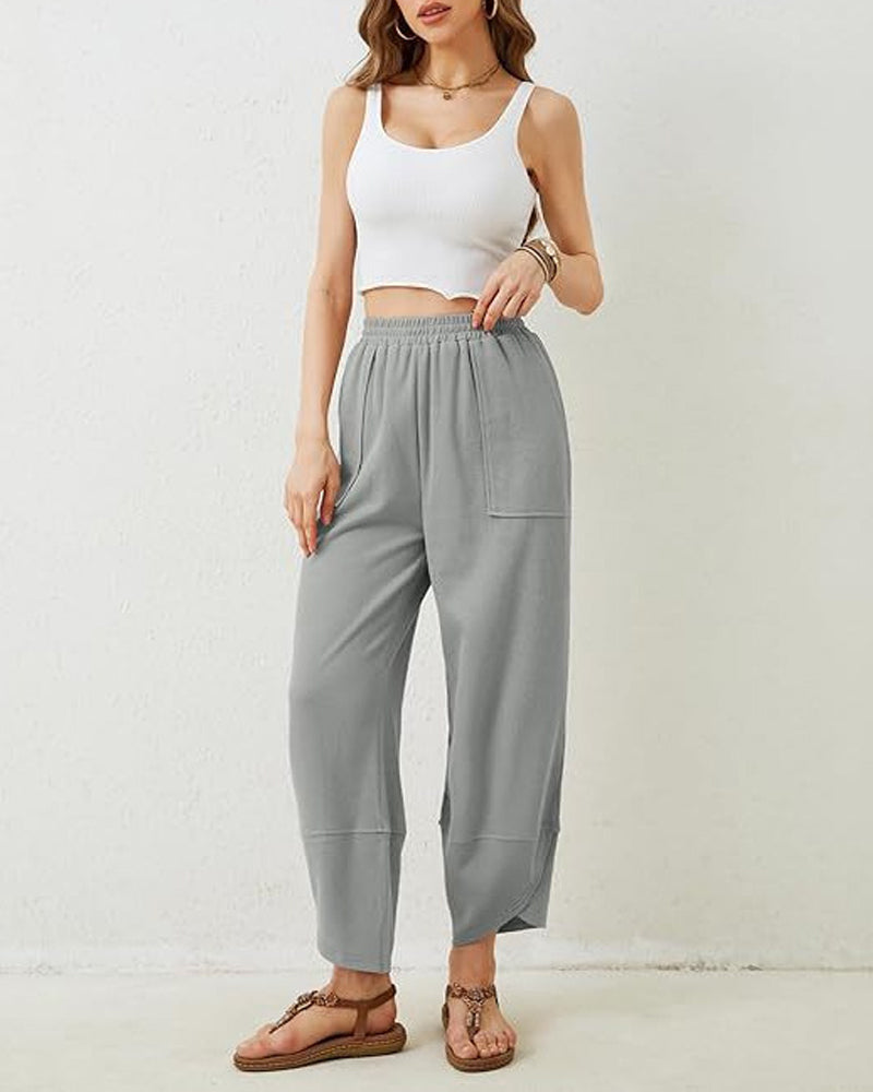 Women’S Harem Barrel Wide Leg Pants