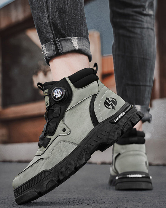 Men's Outdoor Swivel Buckle Work Shoes 🔄👞 – Waterproof 💦, Anti-slip 🚶‍♂️, Comfortable , Breathable 🌬️