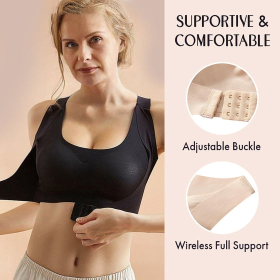 Push up Back Support Seamless Bra