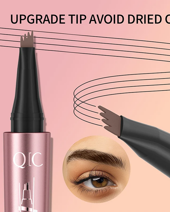 Four-claw liquid eyebrow pencil