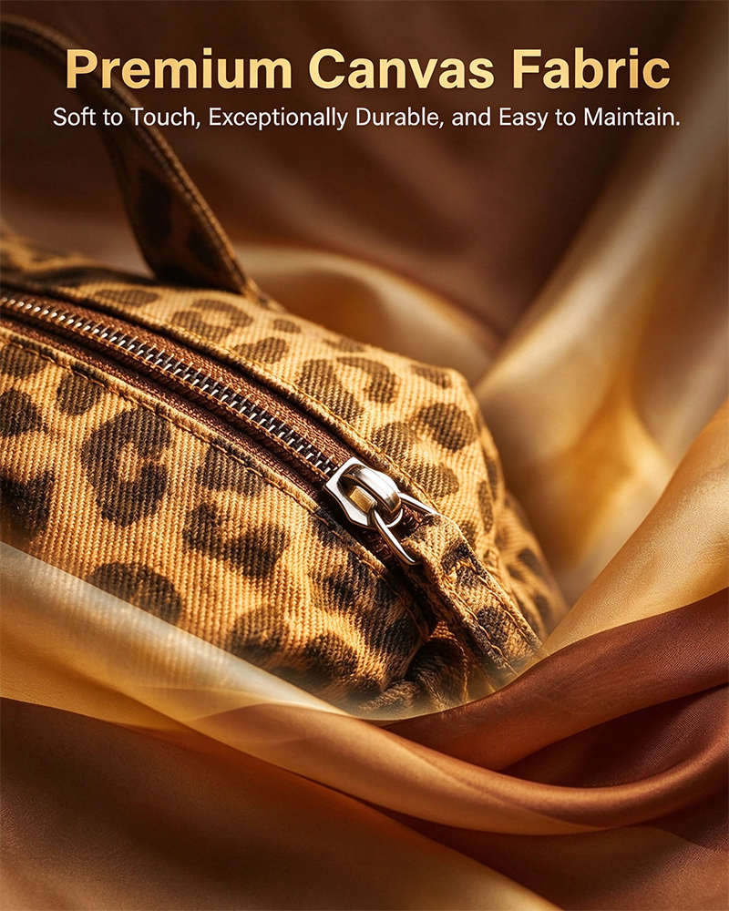 Large Capacity Leopard Print Tote Bag