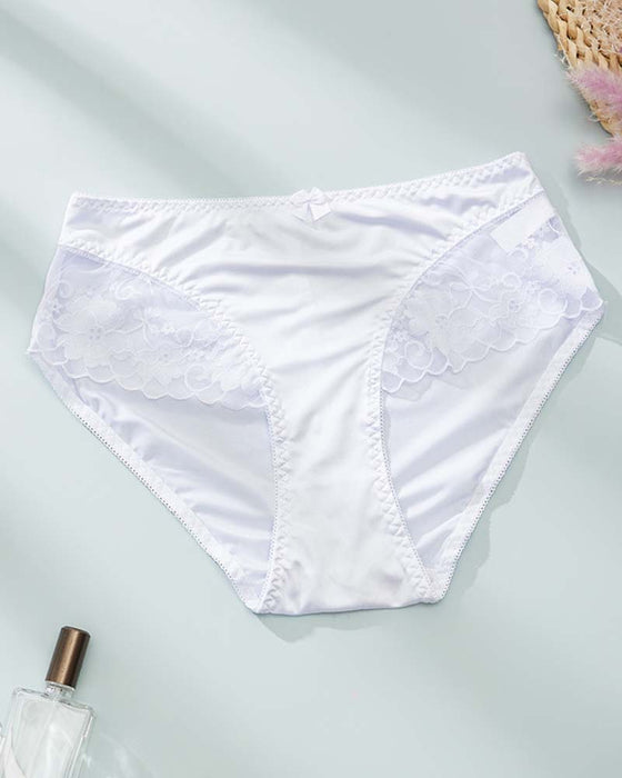 Women's Elegant Satin Lace Panties