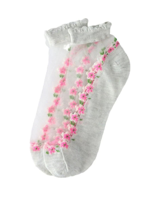 Summer Floral Breathable Socks