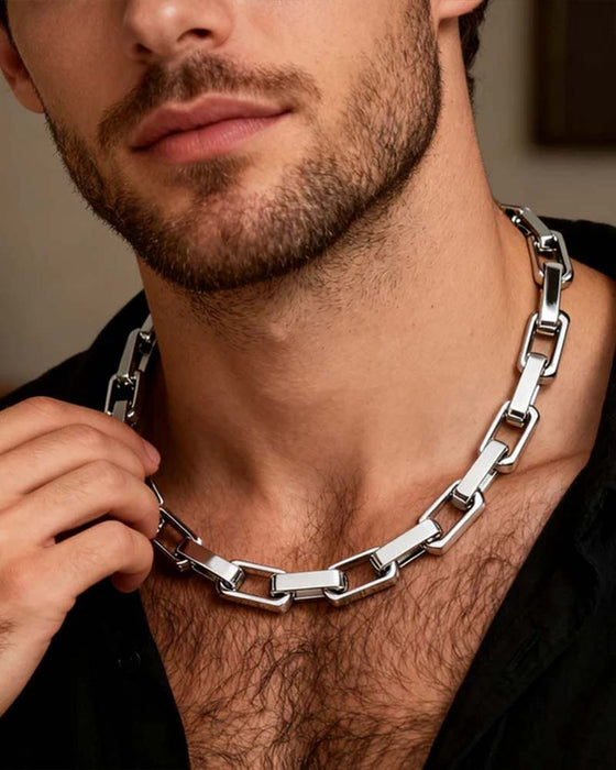 Square Titanium Steel Chain