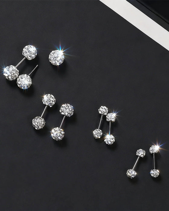 Glittering Diamond Earrings