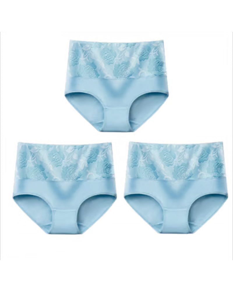 🔥 Women'S High-Waist Tummy Control Panty In Plus Size, Made Of Pure Cotton