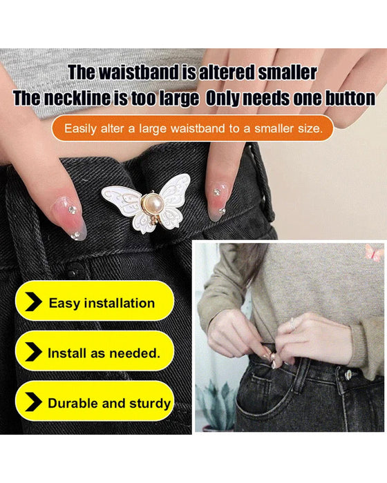 Pearl Butterfly Waist Buckle