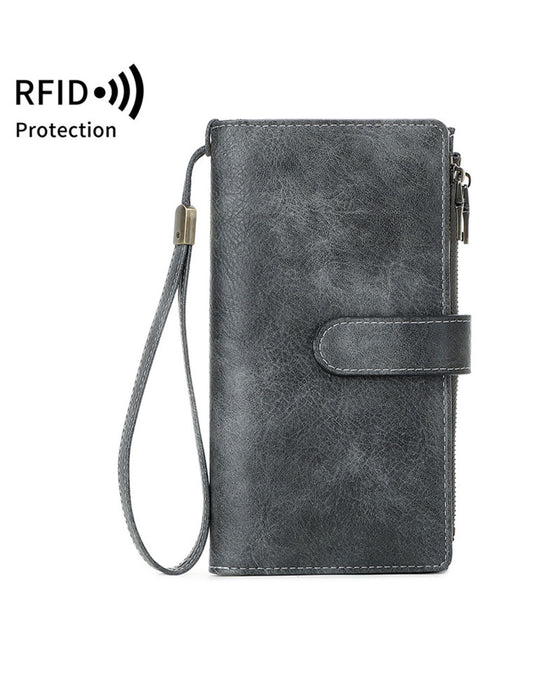 Women Zipper Long Wallet Trendy Exquisite Gift Wallet