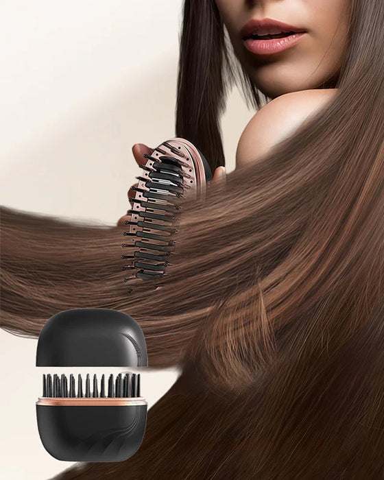 Mini Cordless Hair Straightener Comb