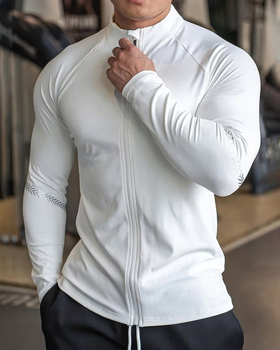 Quick-Dry Zip Long-Sleeve Coats