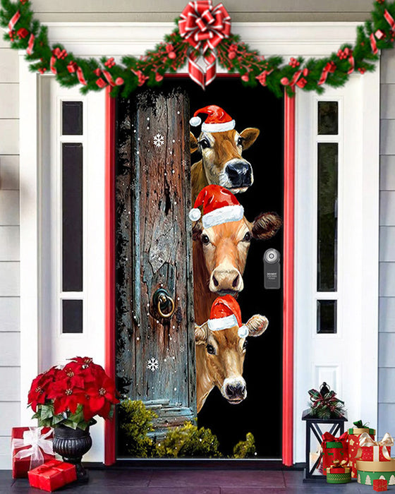 🌟2025 Christmas And Halloween Front Door Decoration