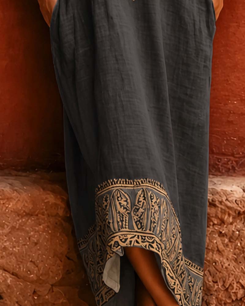 Bohemian Loose Casual Dress