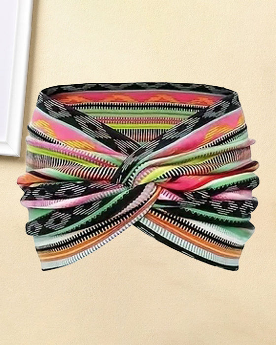 Vintage Style Wide Tie-Dye Hairband